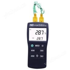 TES-1312A中国台湾泰仕 TES-1312A双通道温度计