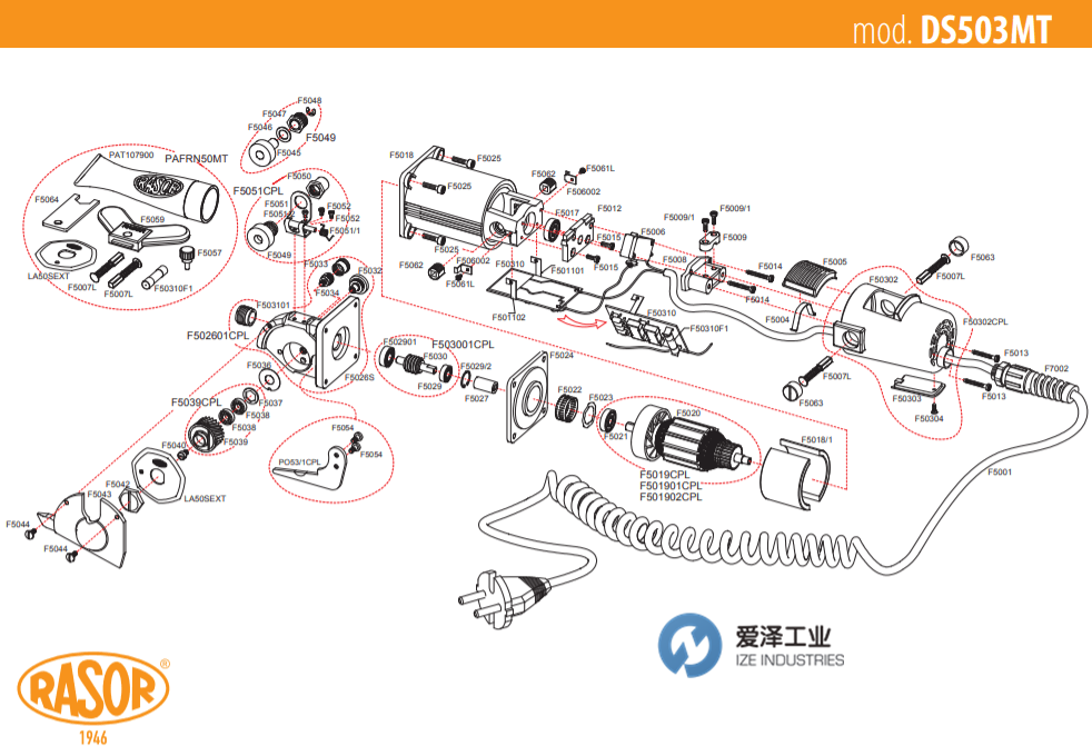ds503mt rasor气动切割机ds503mt