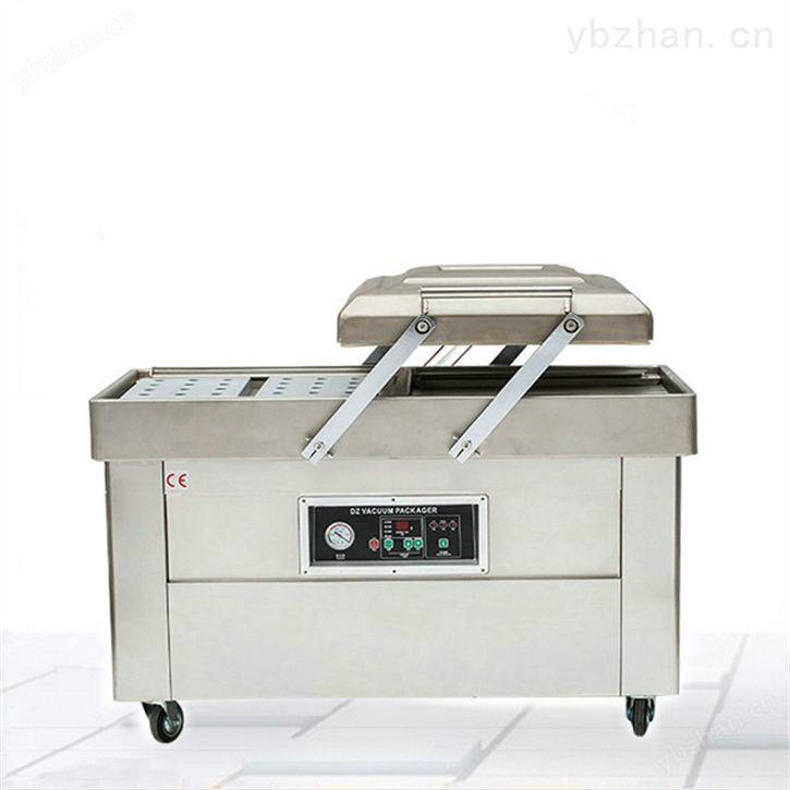 600型蛋黃粽子雙室真空包裝機